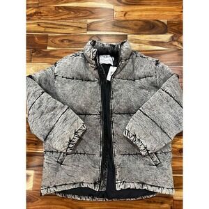 LNDN Denim Puffer Jacket NWT